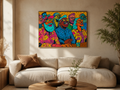 Wandamark hero mockup - Signal Chorus Framed Print