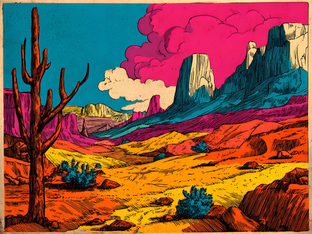 Canyon Ledger III Poster