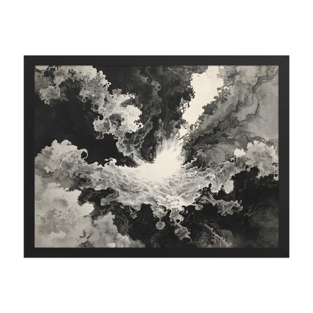 Printful production mockup - Quiet Impact I Framed Print