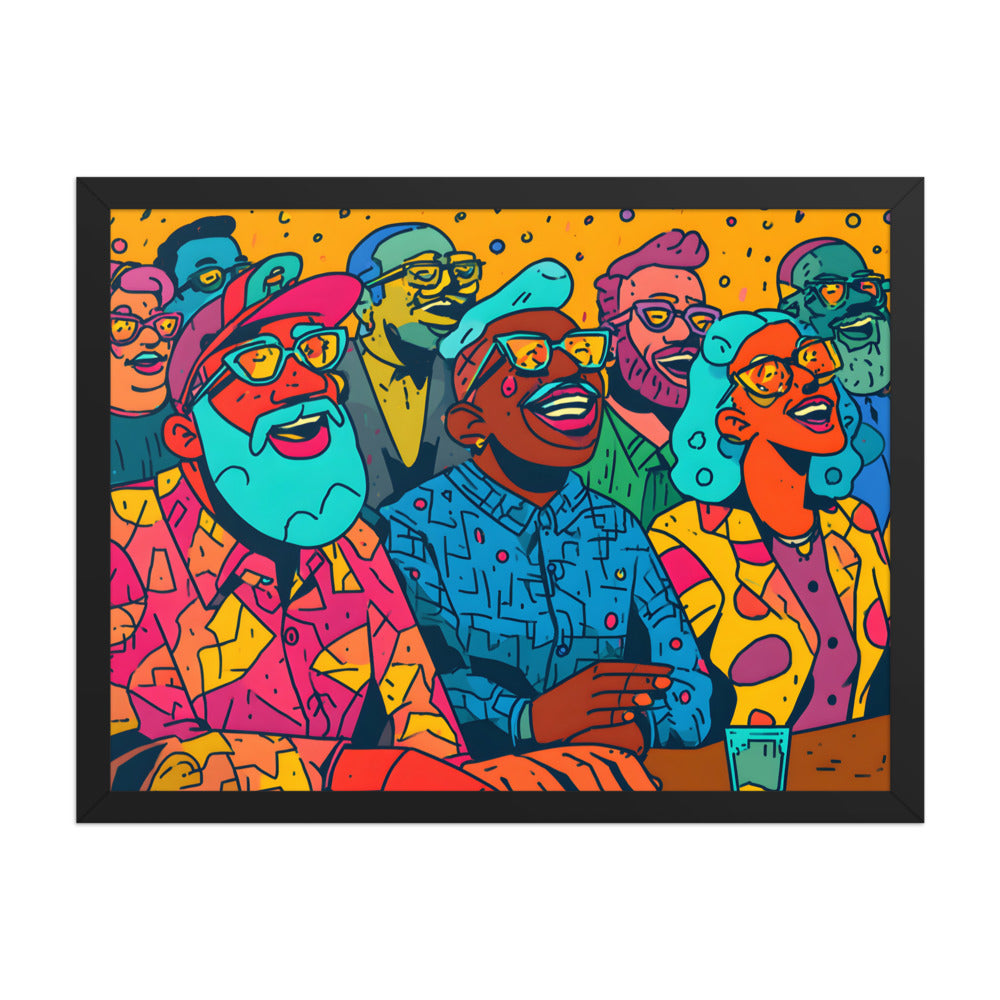 Printful production mockup - Signal Chorus Framed Print