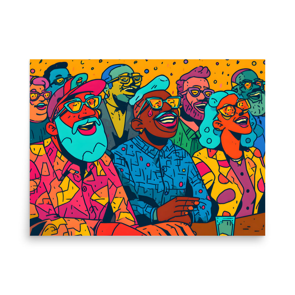 Printful production mockup - Signal Chorus Poster